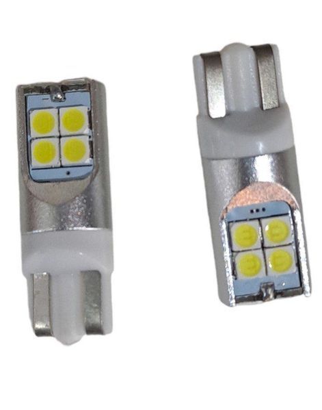 Лед крушки 3216-1 за габарит T10-W6W 10led 4014smd 2бр