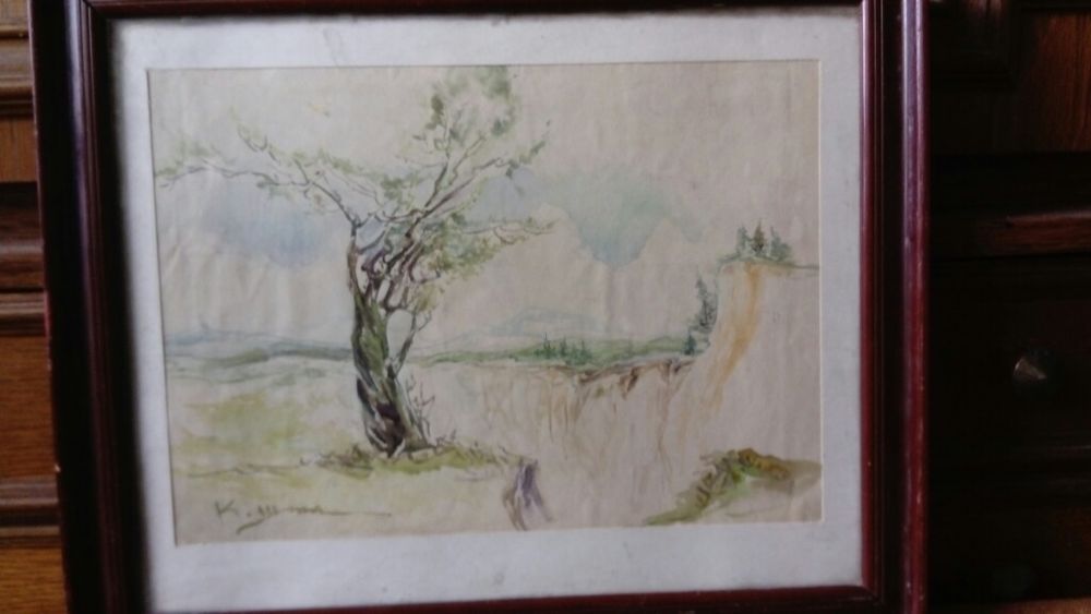 Константин Щъркелов акварел пейзаж