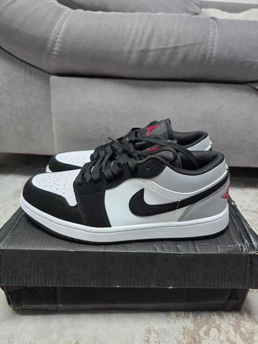 Jordan 1 Low Black White Gray ~ Marimea 41 ~ Nou