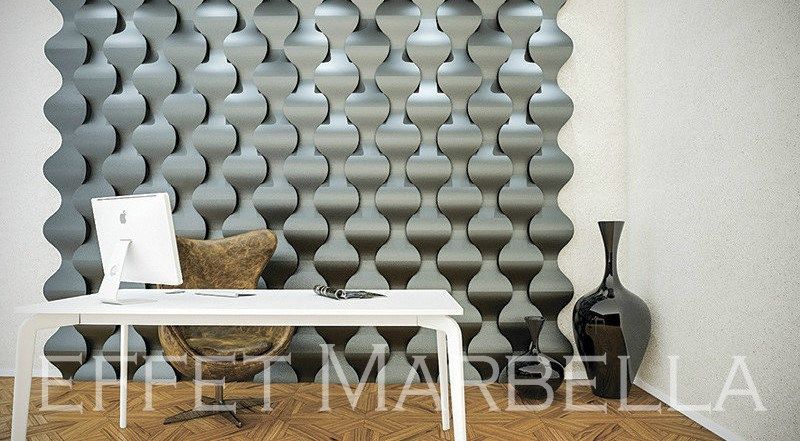 Декоративни 3D панели - 3д гипсови панели, стенни облицовки 0120