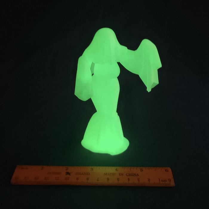 3D-фигурка призрака, фигурка-девушка