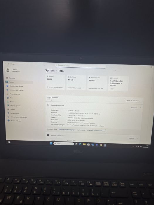 Laptop Fujitsu Desktop