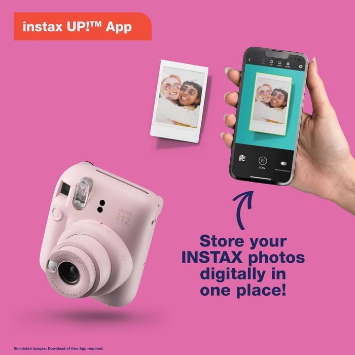 Fujifilm Instax Mini 12 Pink Instant Camera | Нов | 24м Гаранция