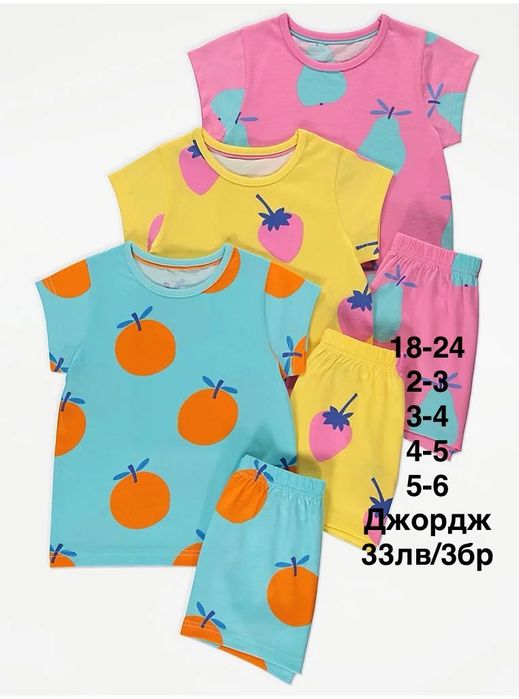 Пижами от 3-6мес до 6г/обновена24.01.25/