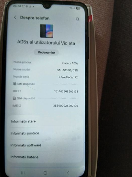 Samsung A05s urgent .