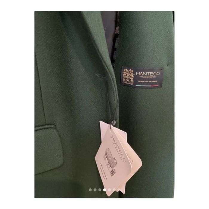 Дамско палто ZARA – зелено, вълна MANTECO-НОВО