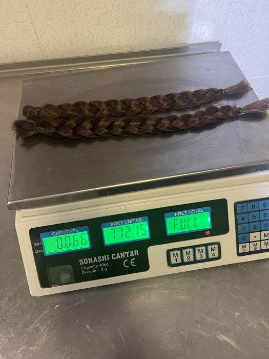 Codițe din păr natural, nevopsit