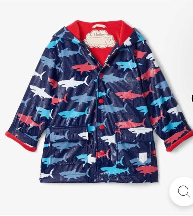 Hatley Sharks cizme ploaie + costum culori schimbătoare (copii 4 ani)