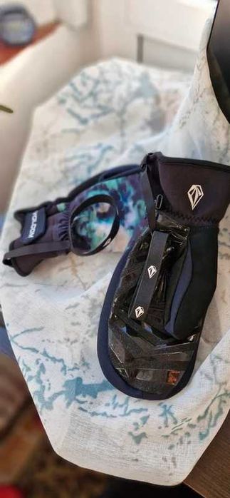 Manusi Snowboard Volcom Nyle mittens spritz black  M