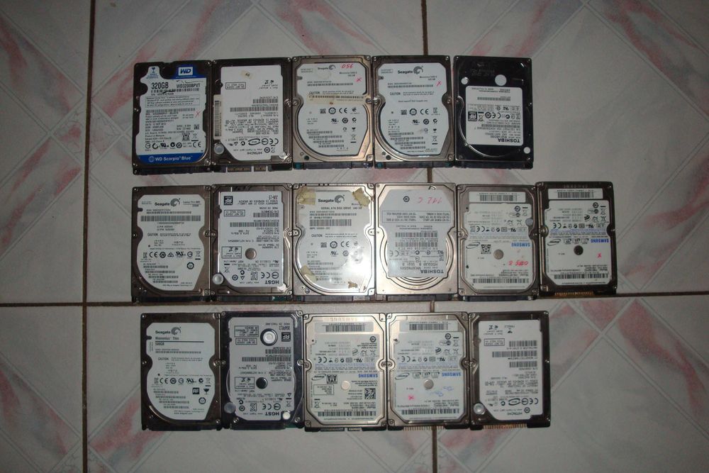 16 buc hard disk laptop sata / ata 80gb 160gb 320gb 500gb 1tb ide ata