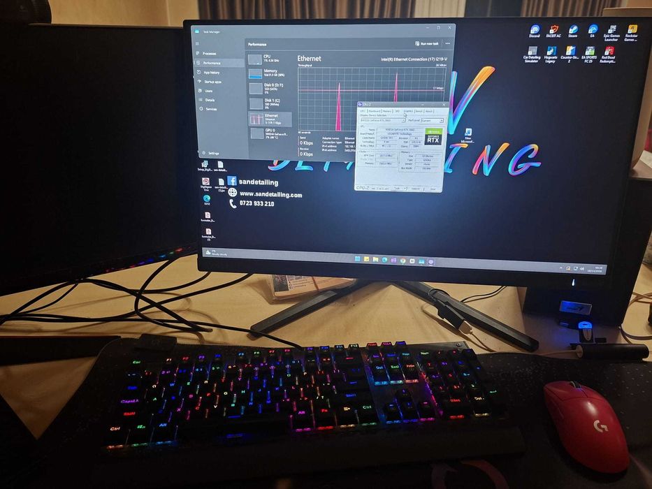 Setup Gaming i5-12400F RTX 3060 12GB 32GB RAM + Monitor 240Hz