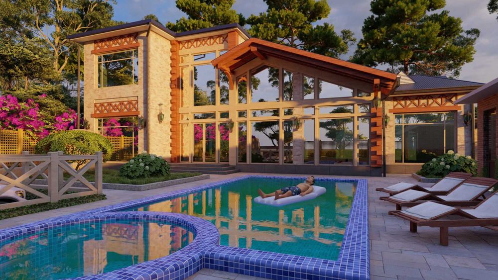 Продается дача на Бирчмулле в состоянии коробки