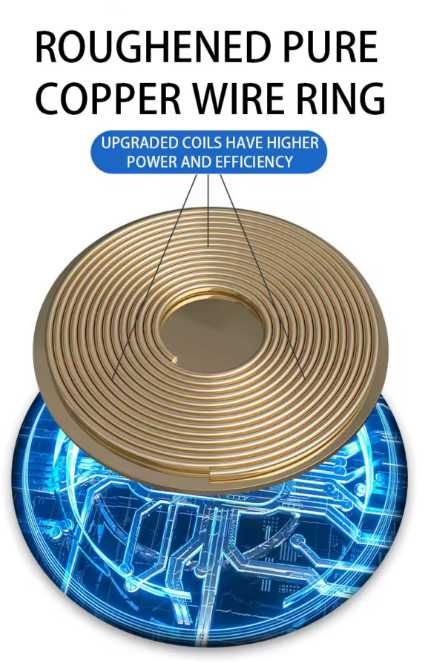 Incarcator Wireless Rapid Wyred by Monga Air A1, 20W, QI, NOU, White