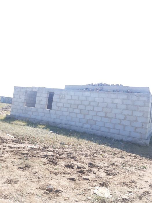 Недостроенный дом .Темиртау