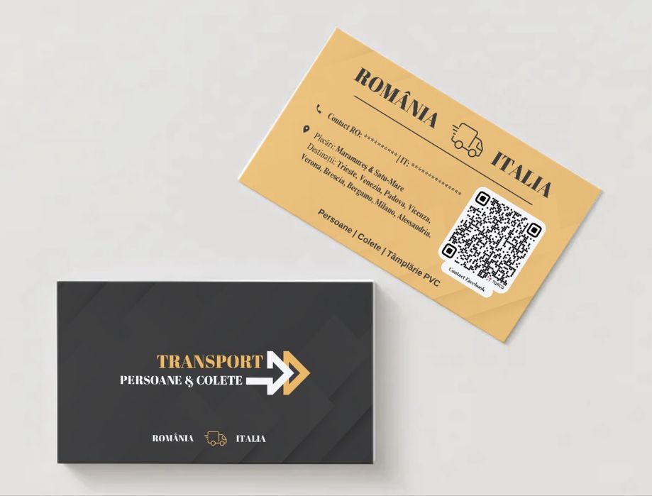 Design - bannere, cărți vizită, invitații; afișe, flyere, materiale promo, postări