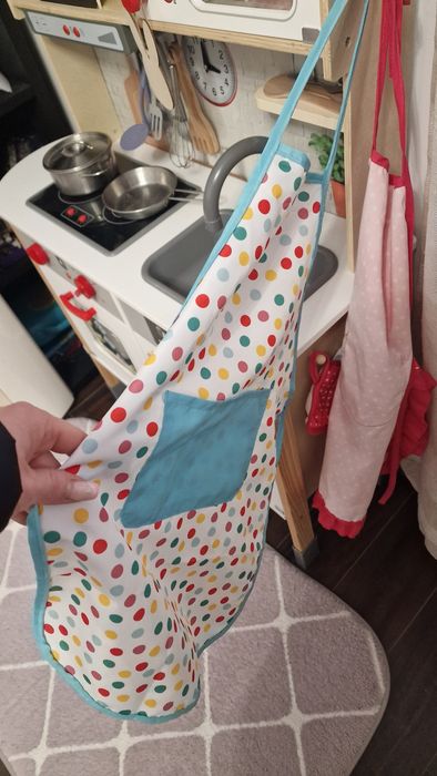 Дървена детска кухня за игра + подаръци