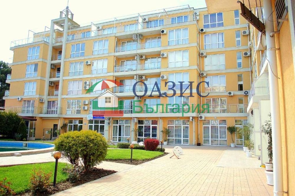 Двустаен апартамент в комплекс Флорес Парк, 80 кв.м., Слънчев бряг, България, €88 900