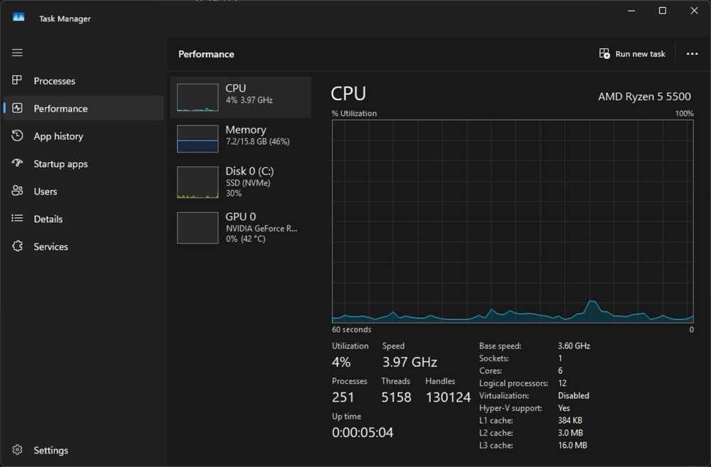 PC Gaming / Desktop Ryzen 5 5500 + RTX 3050 + 16GB RAM + SSD 512GB