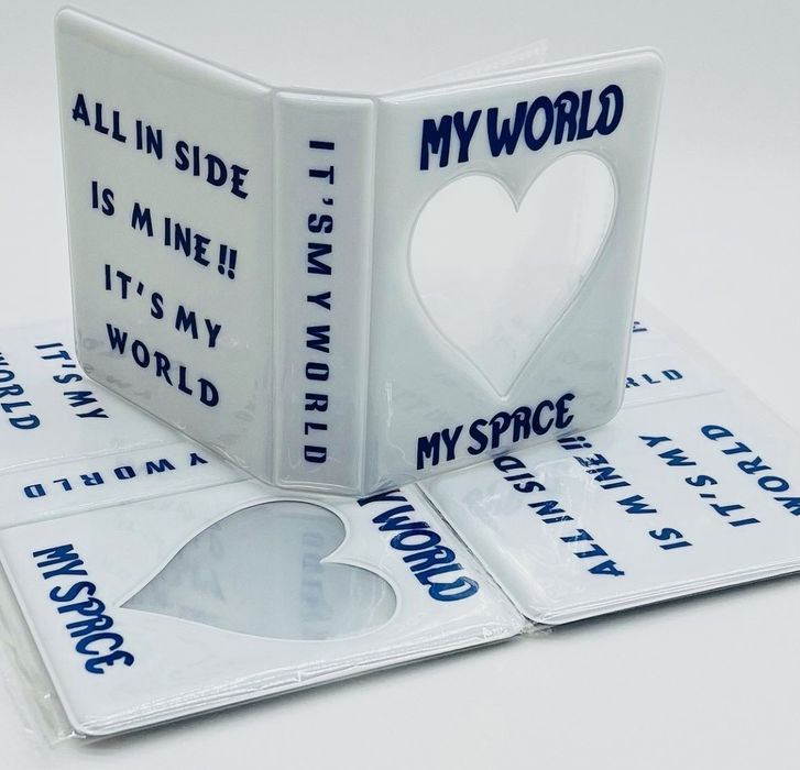 Биндер для карт бело-синий