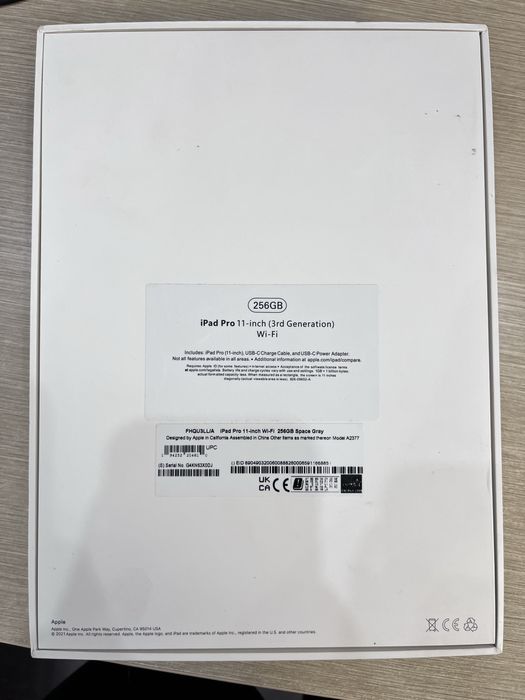 Ipad Pro 256gb 11-inch 3rd Generation Айпад