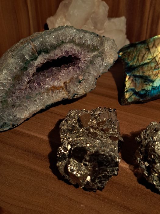 Flori de mina, cristale, minerale (mini colecție)