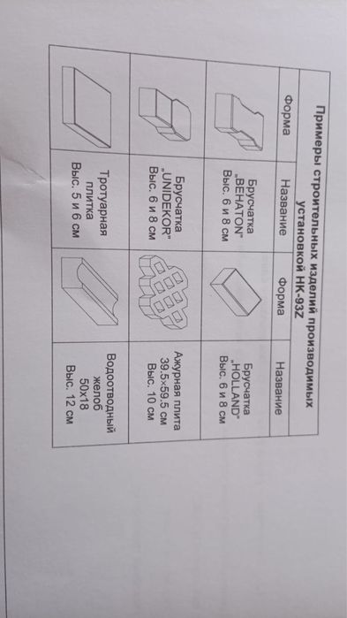 БРУСЧАТКА СТАНОК. Кокшетау. Брусчаточные станки продам