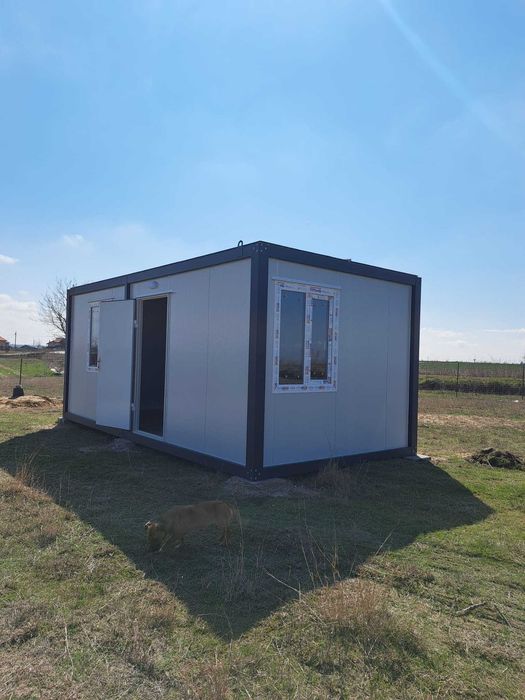 Container de locuit cu baie, 6x3m