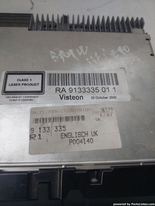 Cd Player Auto Bmw 1 (E81) [ 2006 - 2012 ] Oem 9133335