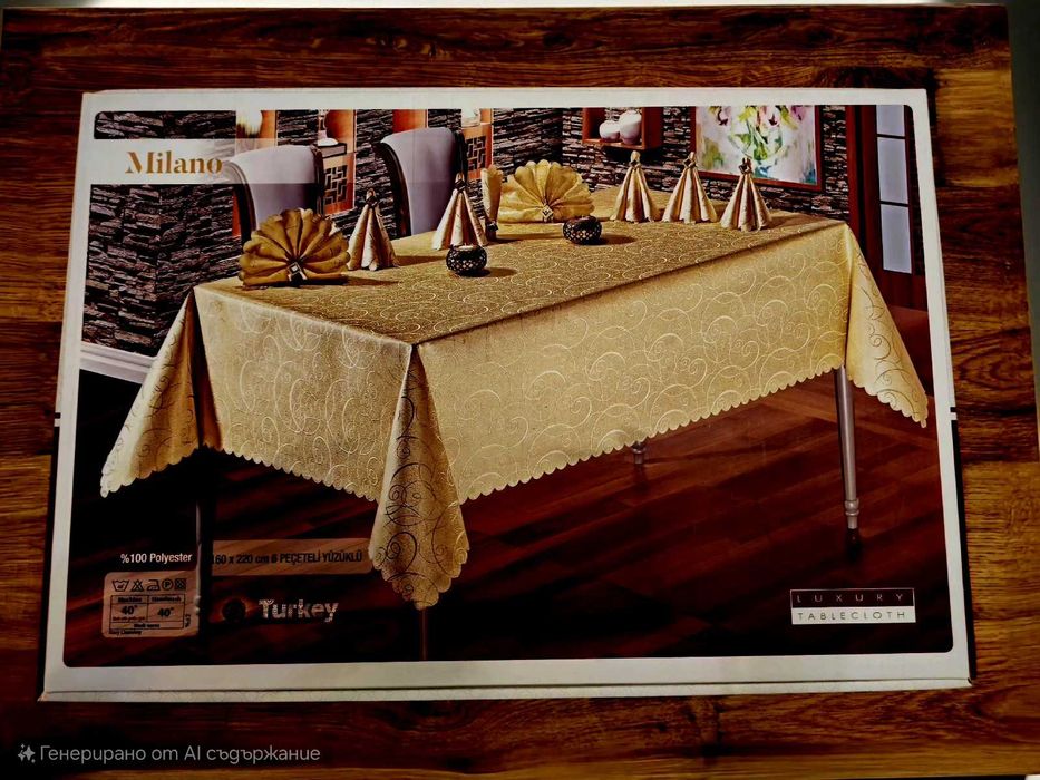 Monalife Milano Luxe Table Cloth