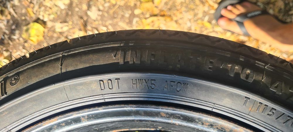 Roata rezerva ingusta slim opel astra j Continental T115 /R16