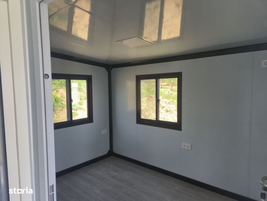 Casă modulară nouă în Tomești Dealul Crucii, 36 mp utili, teren 450 mp