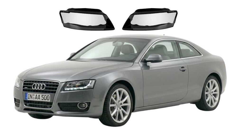 Стъкла за фар Audi A5 2008-2013 , Капаци за фарове Audi A5 Преди фейса