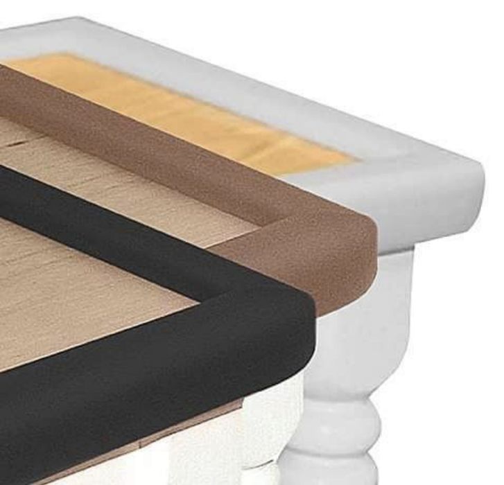 Черна предпазна лента Защитна лента Протектор за ръбове Защита за деца