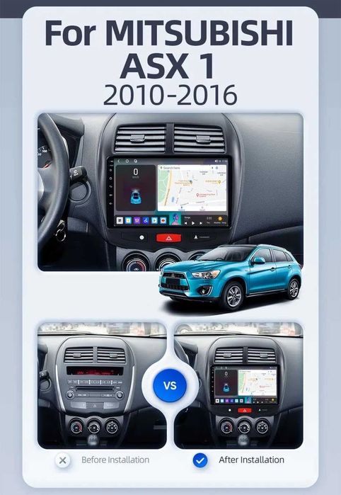 Мултимедия за Mitsubishi ASX 1 Android Навигация ASX плеър 2DN Андроид