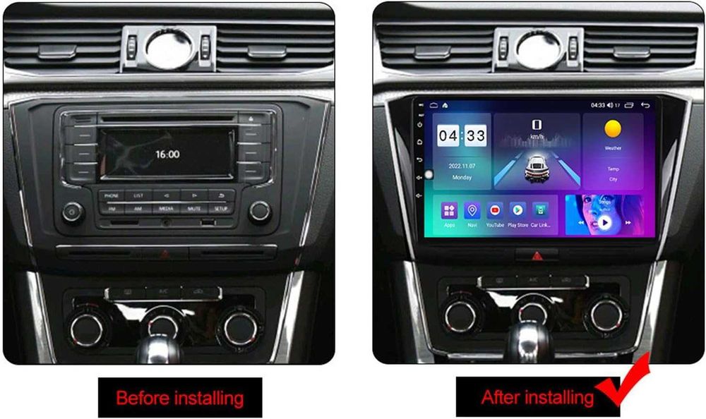 Мултимедия 2 дин за VW Passat B8 навигация плеър с Android Volkswagen