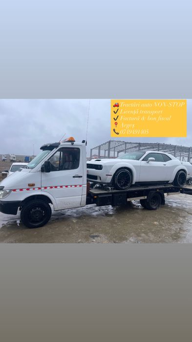 Tractare auto Mioveni & Argeș | Platformă autorizată