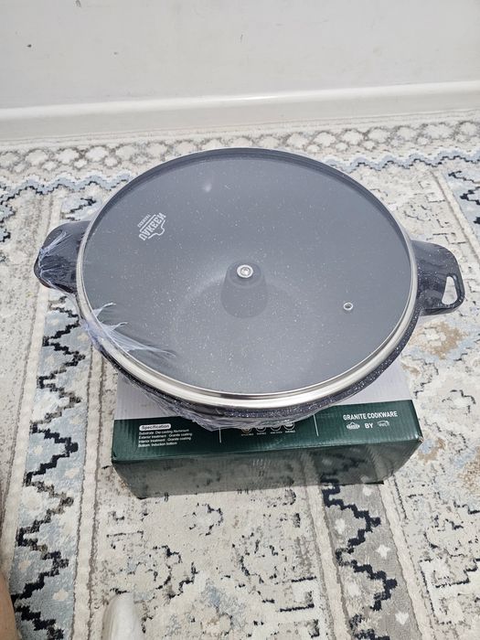 Казан черный гранит