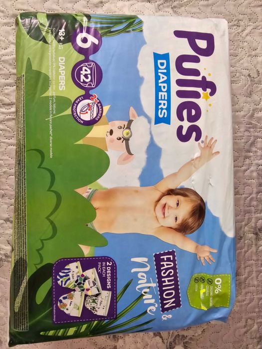 Памперси 6ти номер Пуфис