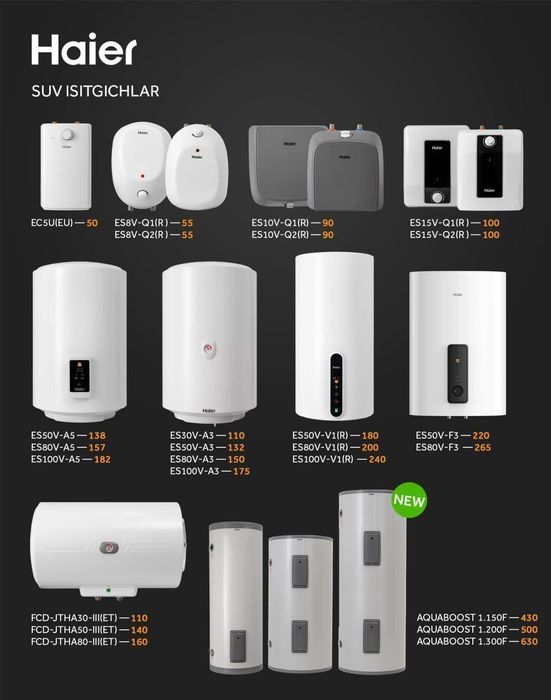 Водонагреватель  Haier