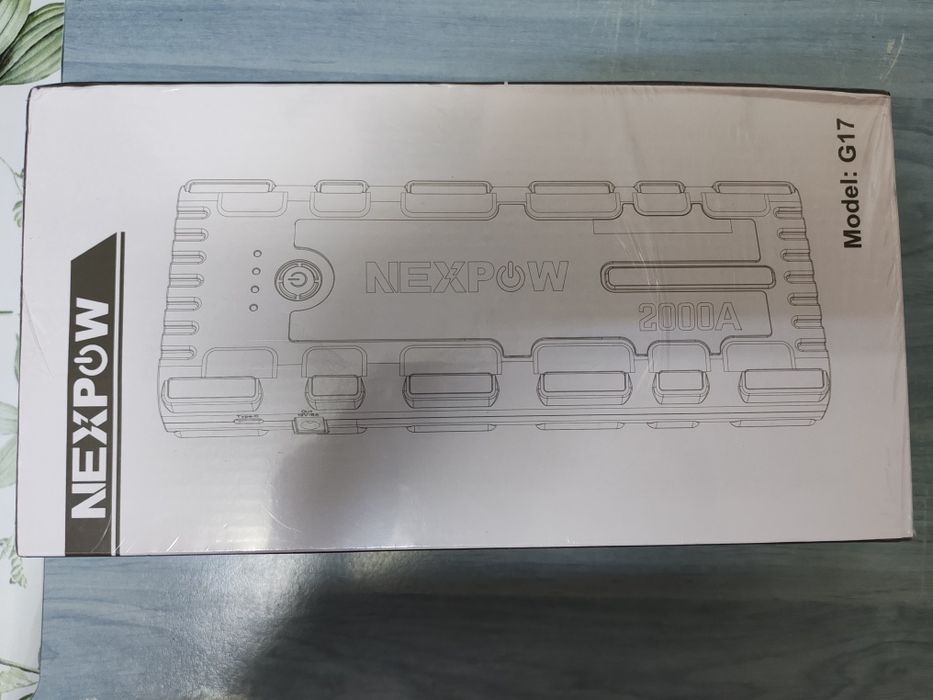 Baterie externa + Kit pornire mașină NexPow, G17