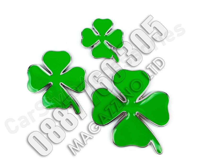 Детелини за Алфа Ромео Метални Четирилистни Различни Размери