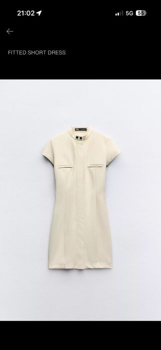 Бежава рокля Zara, размер S