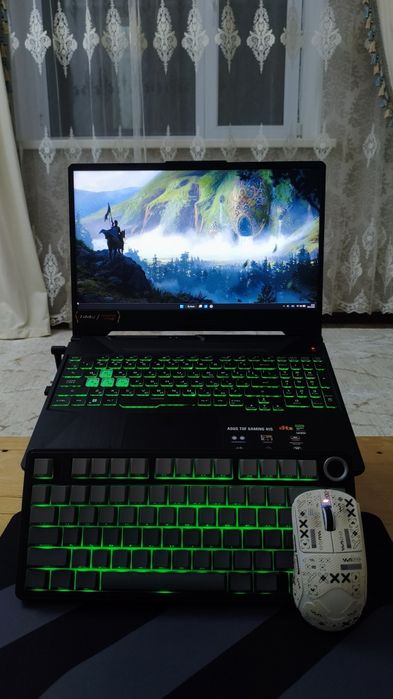 Об Игровой ноутбук Asus Gaming A15