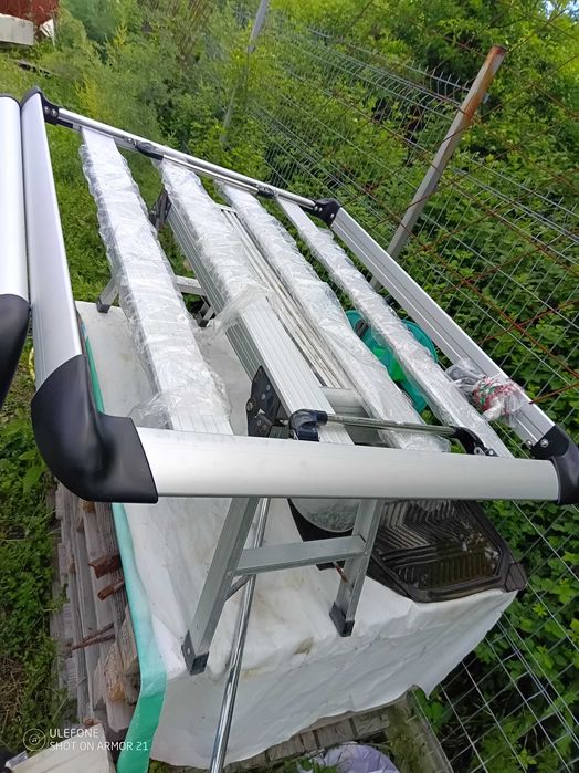 Напречни греди, алуминиев багажник