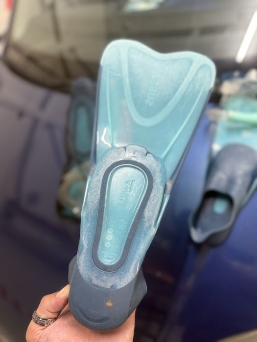 Set masca de scufundari, snorkel si labe inot