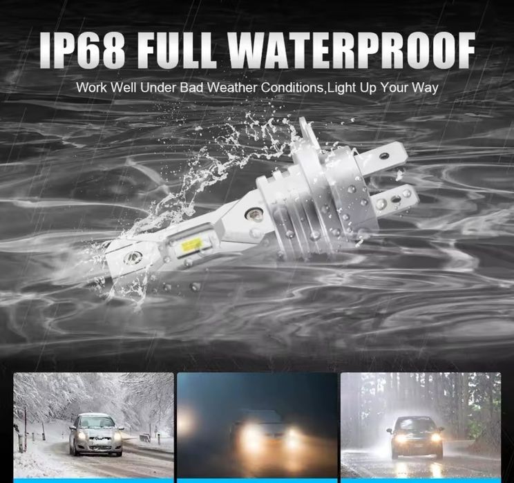 LED h7 12v 3w 6000k