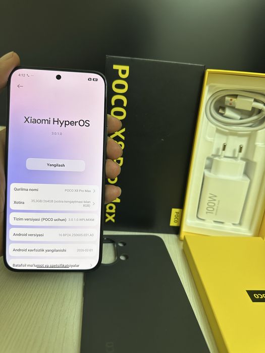 Poco x8 pro max 12/256gb