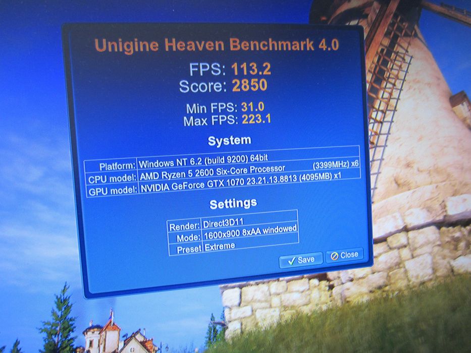 Гейм Ryzen 5 2600, 16GB с  GTX1070  , 256GB NVMe 500GB HDD