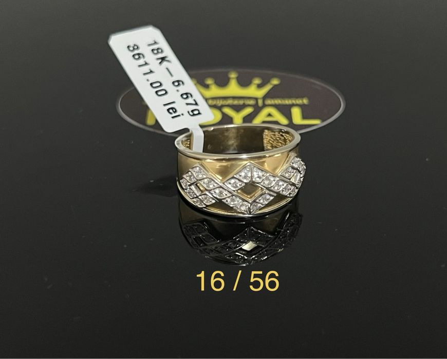 Bijuteria Royal CB : Inel dama aur 18K 750  6,67 gr