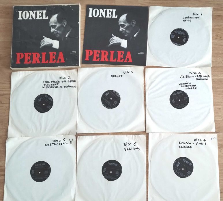 7 discuri vinil vinyl muzica simfonica Ionel Perlea LOTUL 51